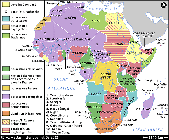 REPARTO DE ÁFRICA EN BERLÍN