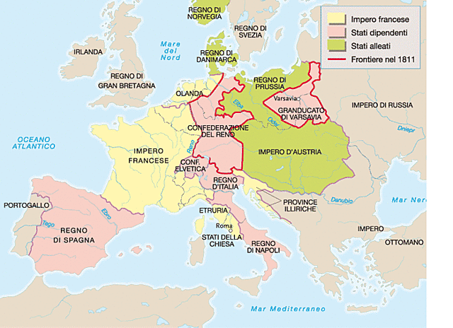 Napoleone conquista parte dell’Italia