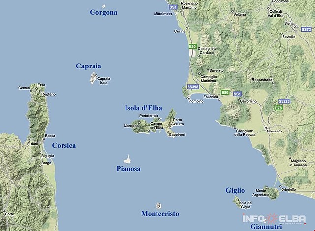 Napoleone in esilio all’isola d’Elba, ma riesce a scappare e riprende il potere