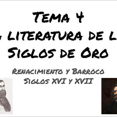 Timeline: línea temporal de la literatura de los siglos de oro