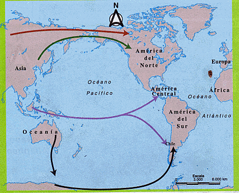 Teorías del Poblamiento de América