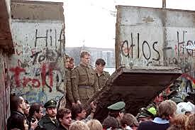 The Berlin Wall is torn down and the Cold War ends.