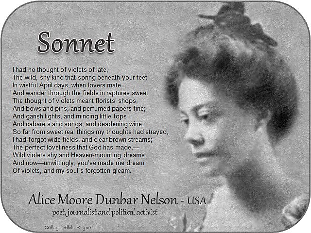 Sonnet by Alice Dunbar Nelson
