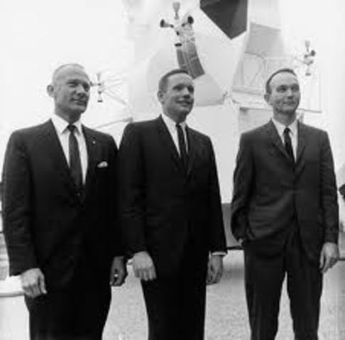 First Americans to land on the moon