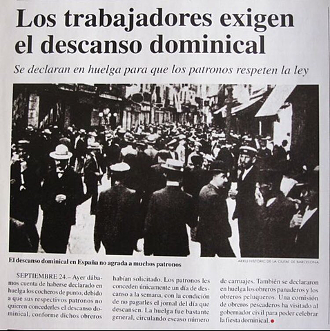 LEY DEL DESCANSO DOMINICAL