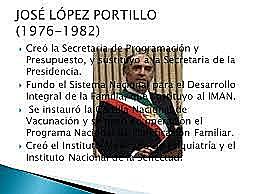PERIODO 1976-1982 JOSE LOPEZ PORTILLO