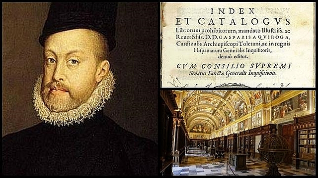 Felipe II y su «lucha» contra la Inquisición para salvar los libros prohibidos de El Escorial