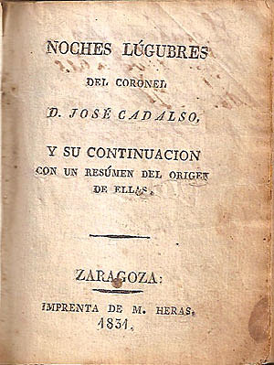 La prosa narrativa. Corriente prerromántica. José Cadalso. Noches lúgubres