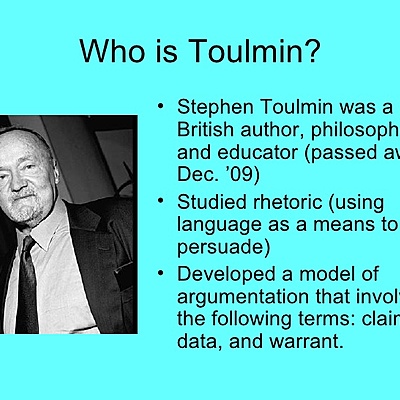 Timeline: Stephen Toulmin,  Born 25 March 1922, Died 4 December 2009 (aged 87)