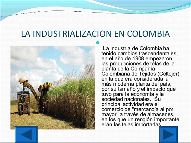 Procesos Industriales en Colombia.