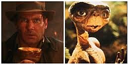 "Indiana Jones" y "ET"