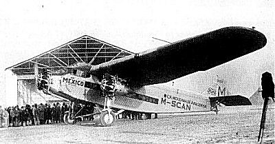 Primera línea aérea nacional.