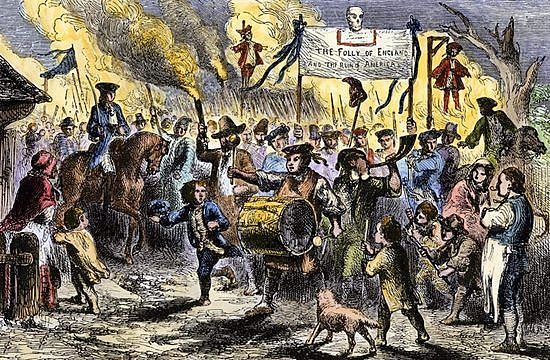 Quarrel between Britain and American colonies