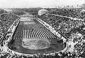 The first Olympic games takes place
