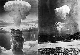El presidente estadounidense H. Truman detono una bomba atómica para derrotar a los japoneses. La primera se lanzó en la ciudad de Hiroshima y la segunda, el día 9 en Nagasaki. Lo que significó la derrota de Japón.