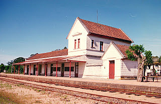 El tren llega a Rocha