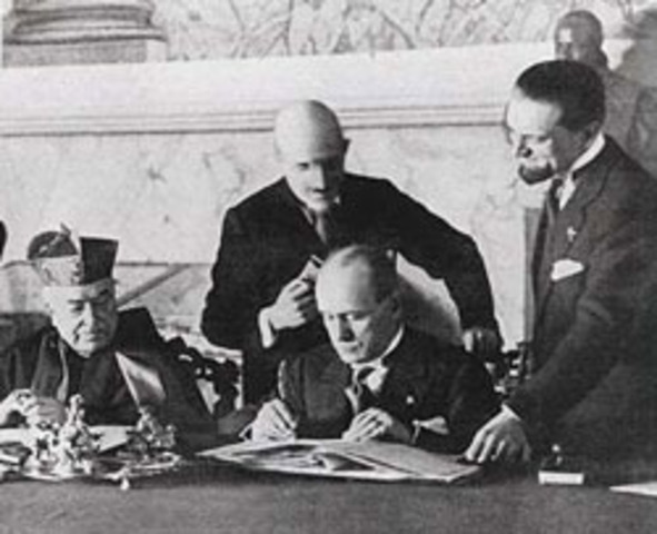 TRATADOS DE LETRAN con la Santa Sede