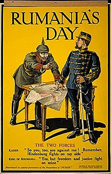 Entrada de Rumanía en la Primera Guerra Mundial