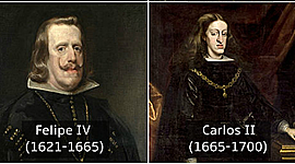 Timeline: Acontecimientos del reinado de Felipe IV y Carlos II