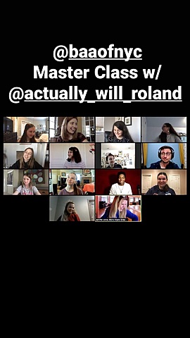 Master Class w/ Will Roland