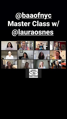 Master Class w/ Laura Osnes