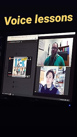 Online Voice Lessons Begin