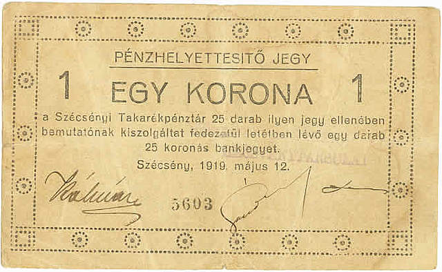 A pénzhelyettesítők időszaka