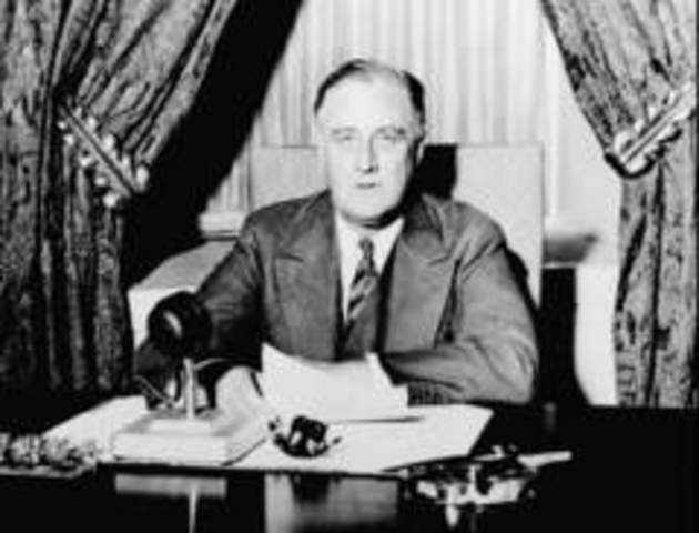 Franklin D. Roosevelt elected president