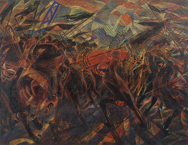 "Los funerales del anarquista Galli"