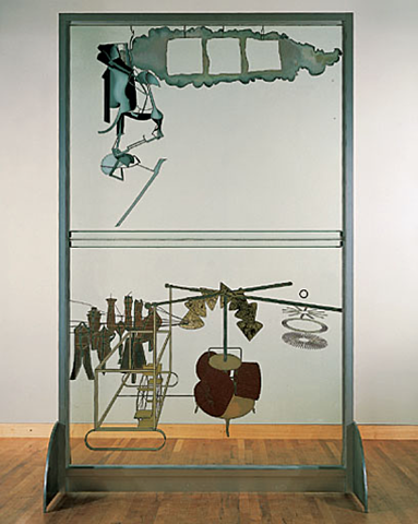 "El gran vidrio, la novia puesta al desnudo por sus solteros, incluso..."