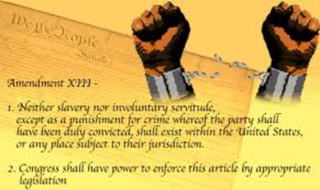 Ratifacation of the 13th Amendment