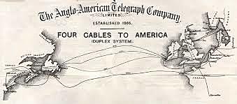 Cyrus W. Field laid the first telegraph cable across the Atlantic Ocean