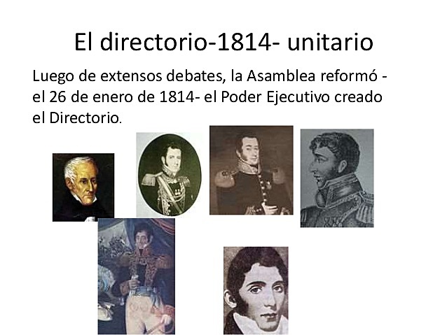 1814 El directorio