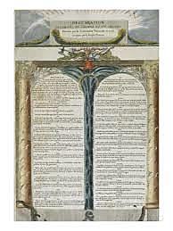 Approvata la dichiarazione dei diritti dell’uomo e del cittadino