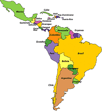 Algunos países de América Latina