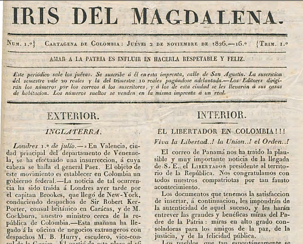 La prensa en la época de la independencia