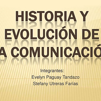 Timeline: Evolución de la Comunicacion