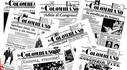 El periódico en Colombia