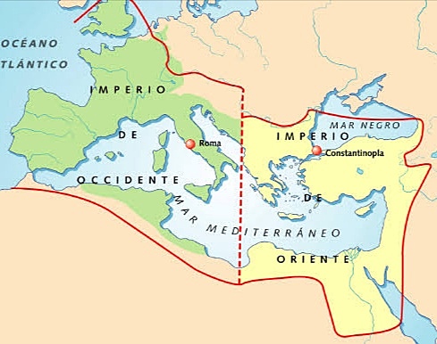 División del imperio