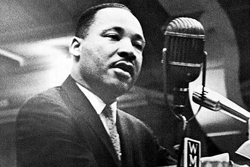 Martín Luther King en la radio