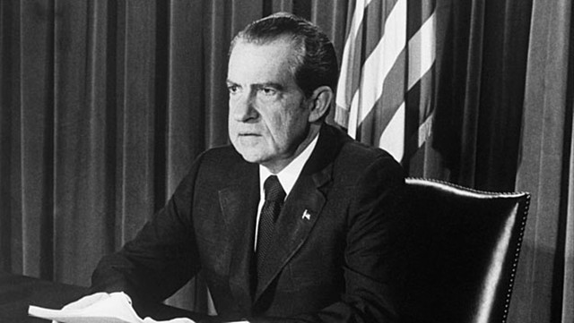 President Nixon resigns