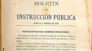 Se crea la Secretaría de Instrucción Pública