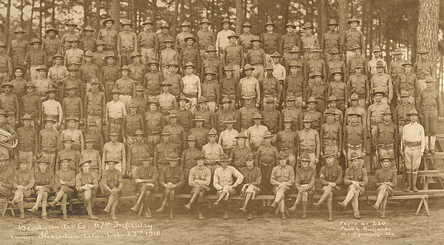 F. Scott Fitzgerald Arrives at Camp Sheridan, Alabama