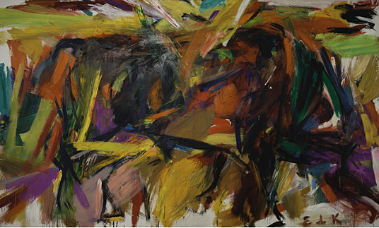 Bullfight by Elaine de Kooning