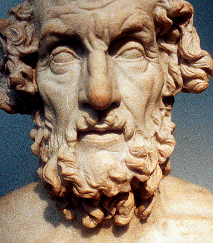 HOMER COMPOSES THE ODYSSEY