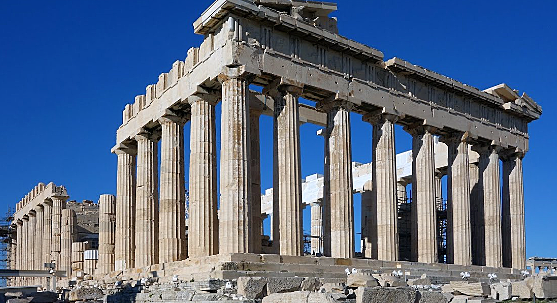 PARTHENON IS FINISHED IN ATHENS