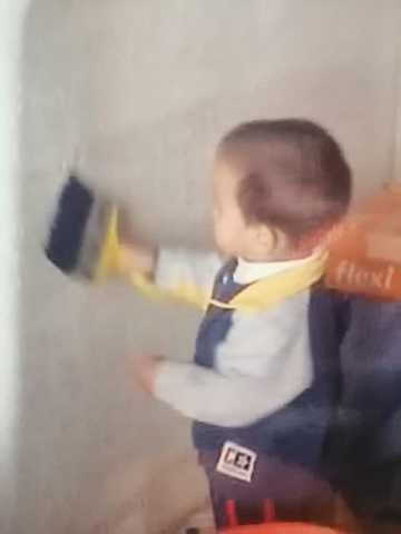 my first time painting