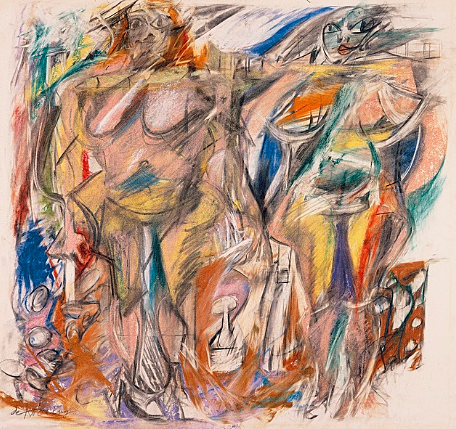 Two Women with Still Life by Willem de Kooning