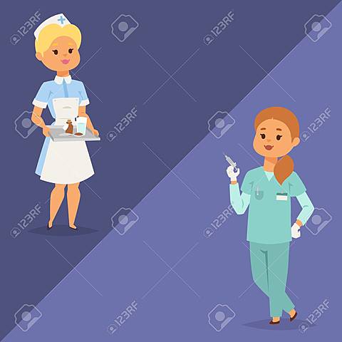 Me graduó de enfermera