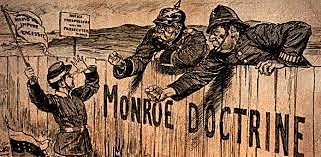 Declaración de la doctrina Monroe en Estados Unidos